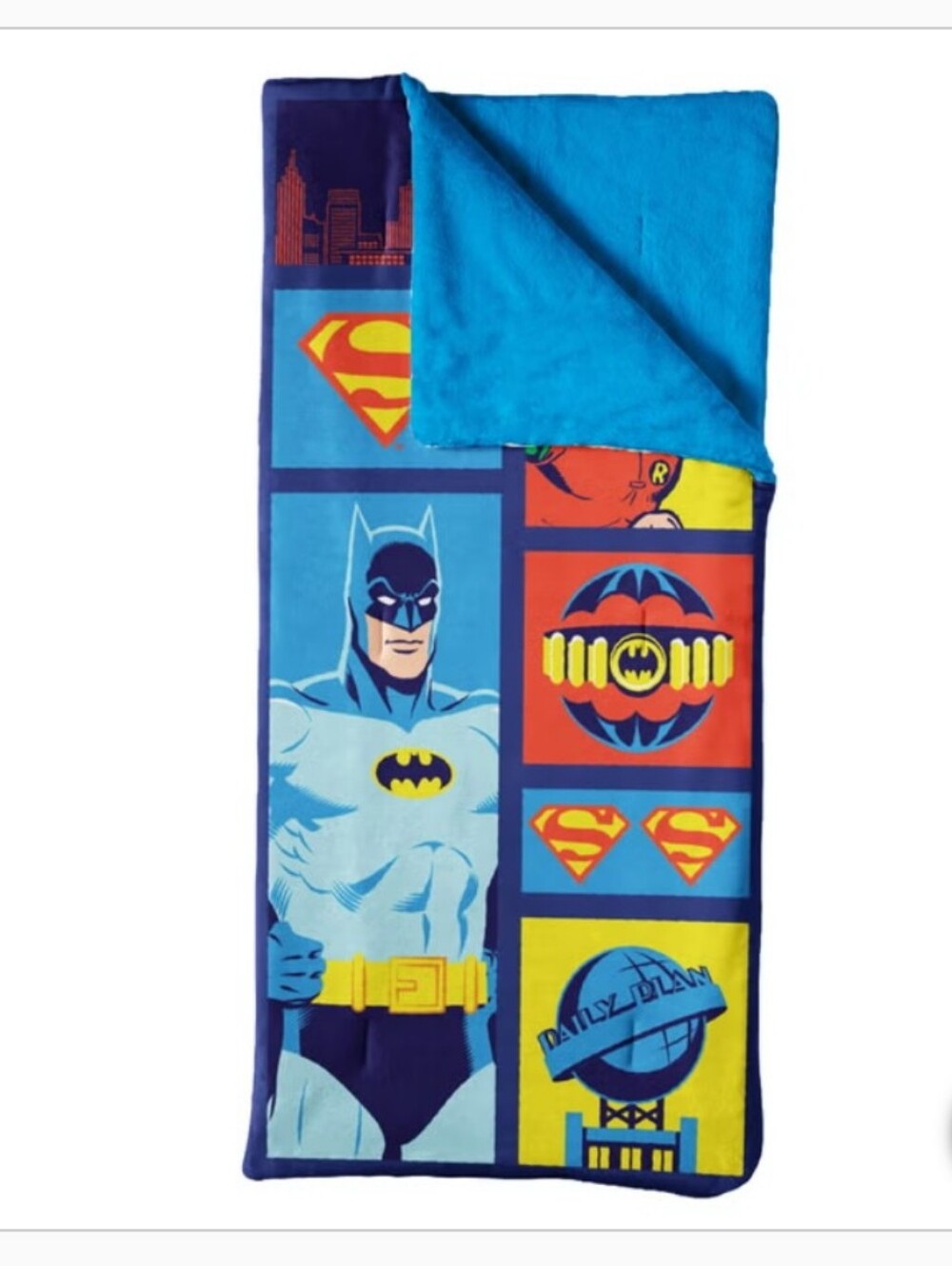 Character Youth Slumber Bag, new, Superman Batman